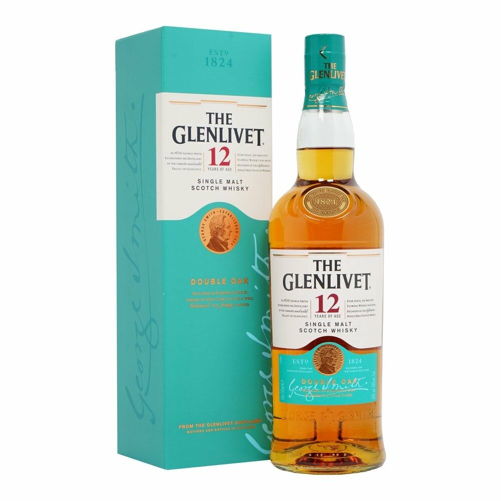 格蘭利威12年雙桶單一純麥威士忌 Glenlivet  Double Oak 12 Years Single Malt Whisky
