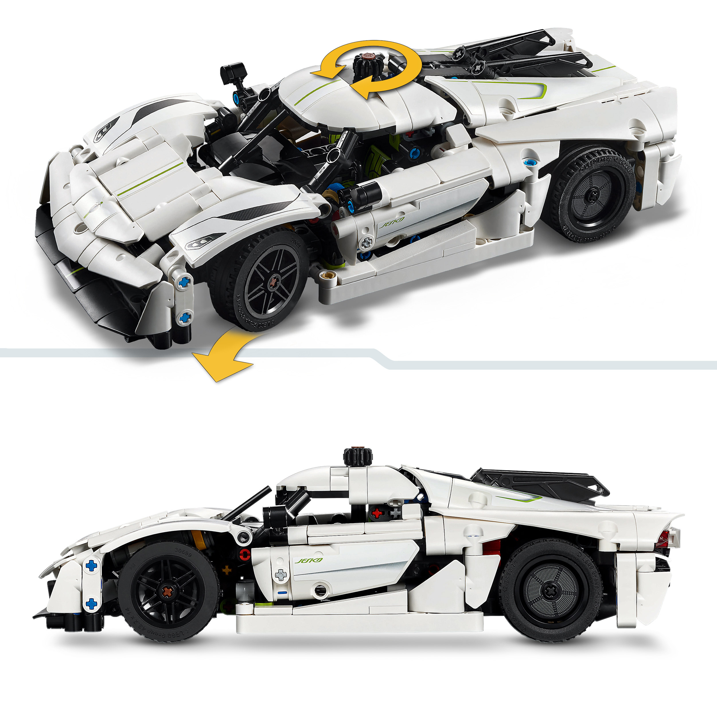 42184 - Koenigsegg Jesko Absolut 白色極致超跑