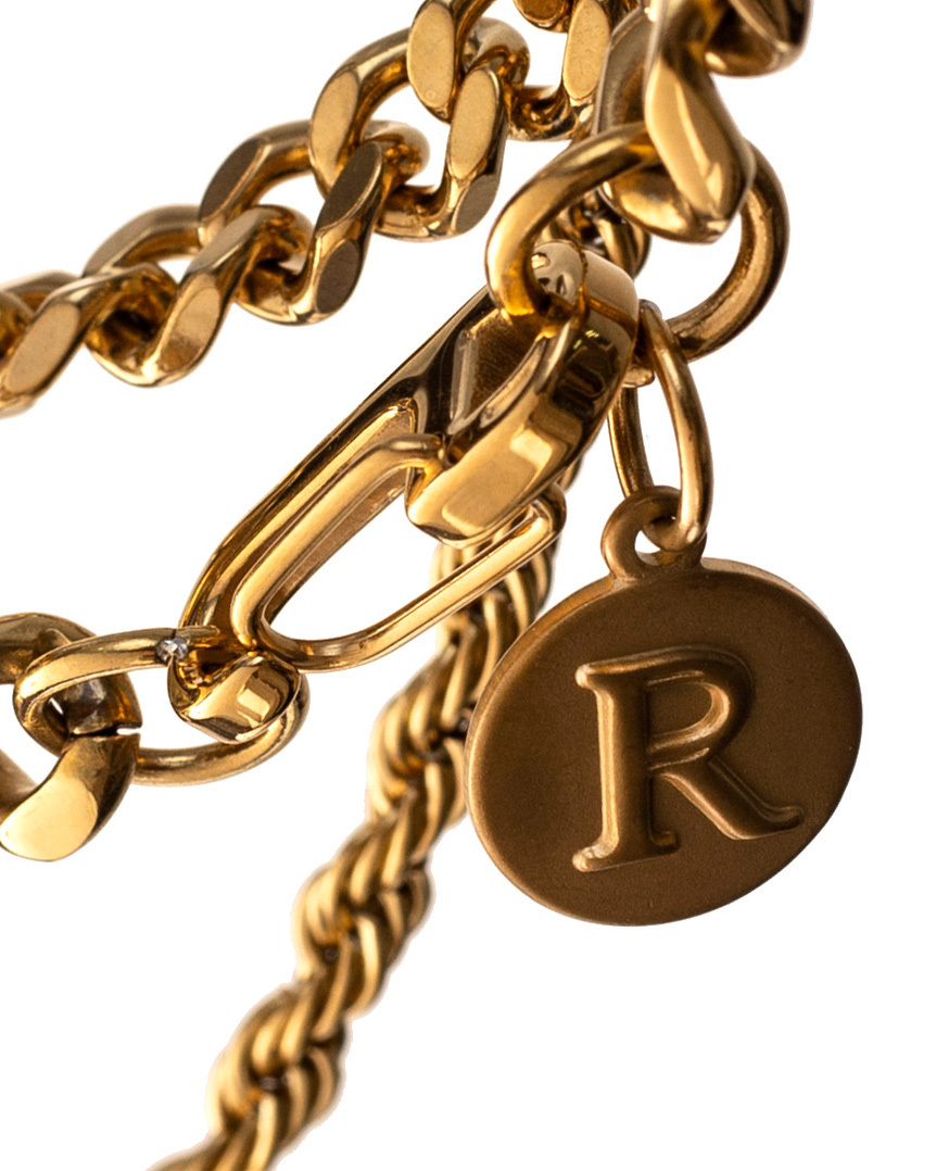 RECOVERY 雙層麻花項鍊 (亮金色)