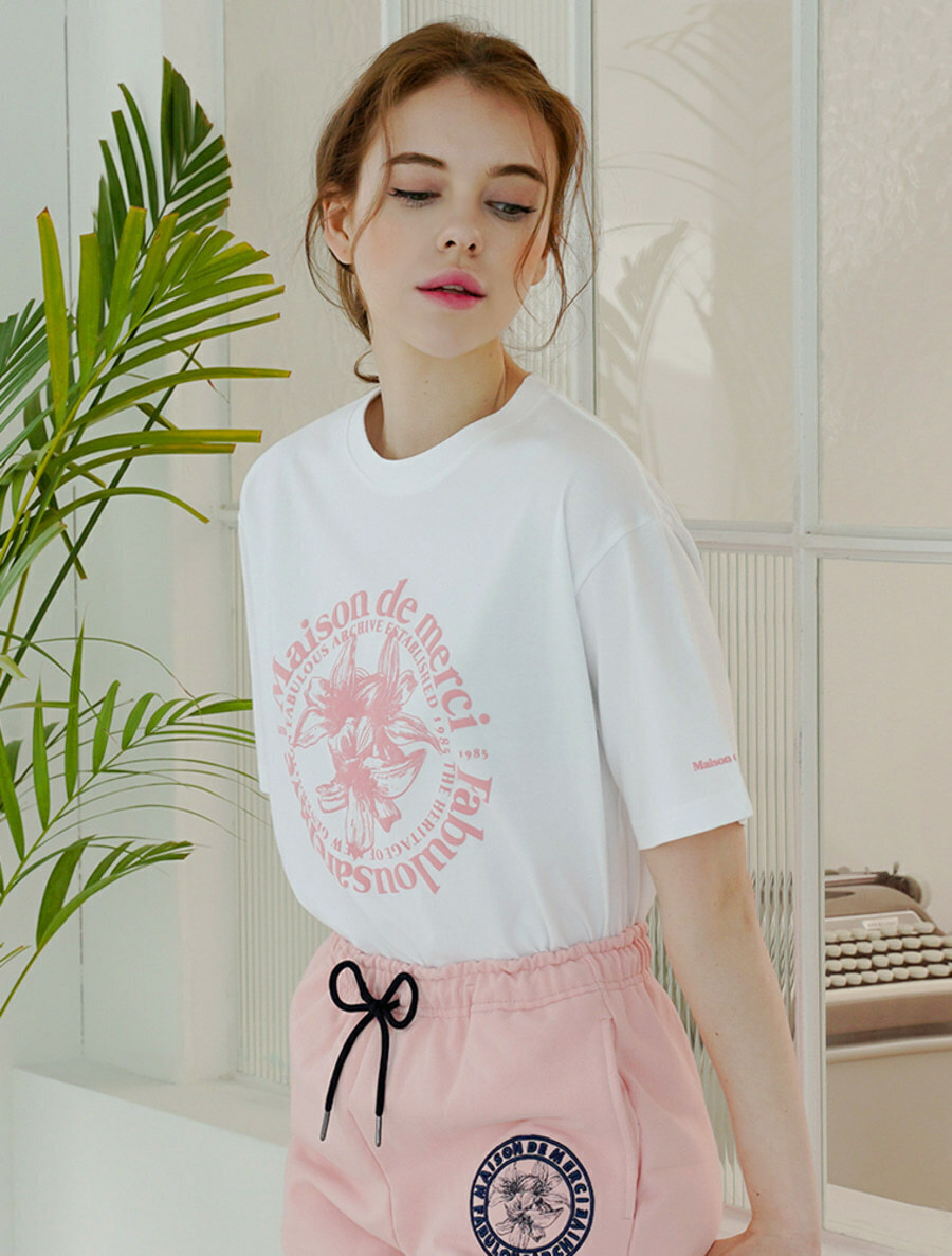 預訂｜FABULOUS ARCHIVE｜LERIS EMBO CROP T-SHIRT (12 COLOR)