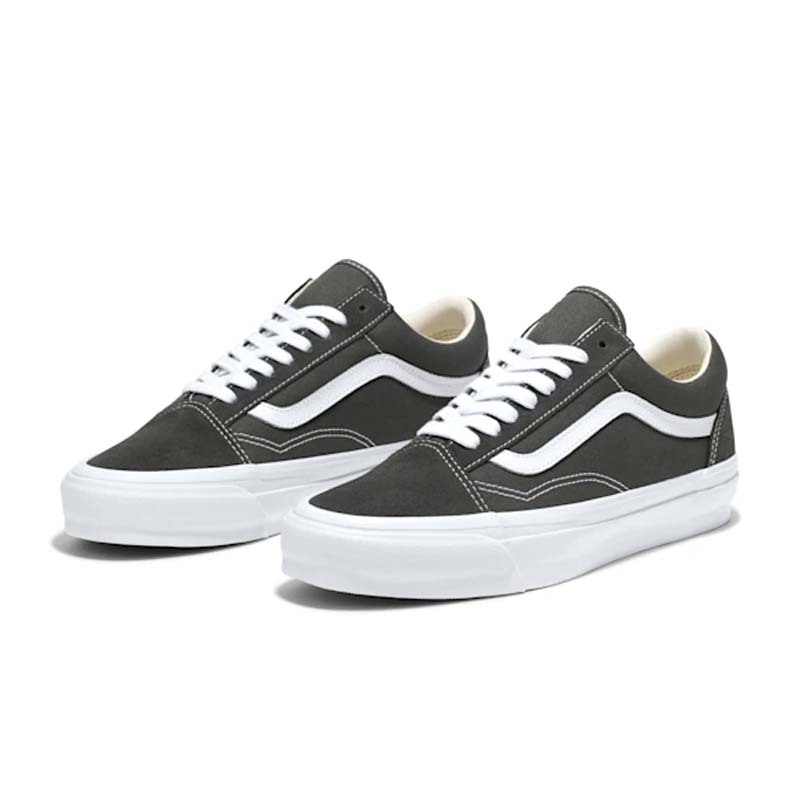 VANS Premium Old Skool GUNMETAL 帆布鞋 板鞋 灰白 男女鞋 VN000CXU2VM [台灣現貨]