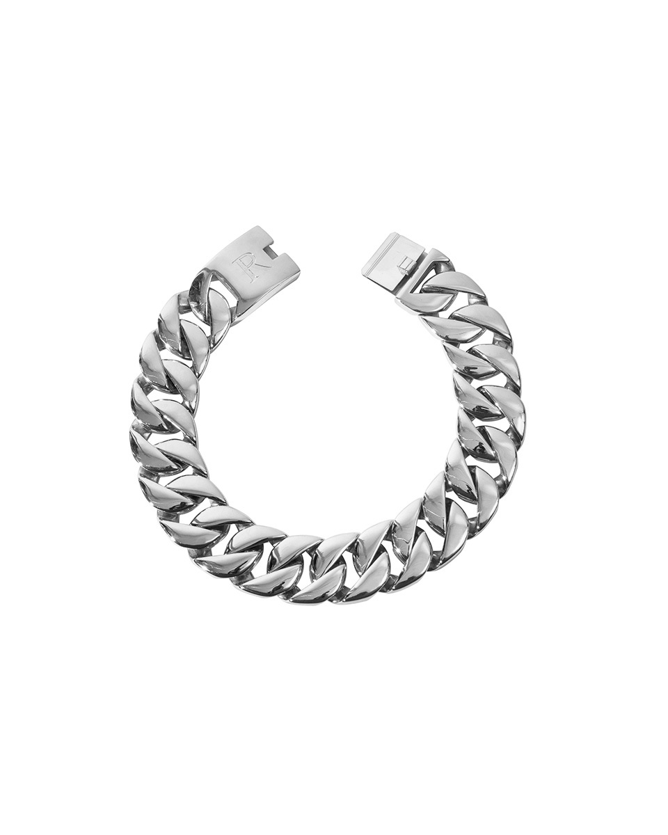 RECOVERY 30MM 鋼製金屬項鍊 (亮銀色)