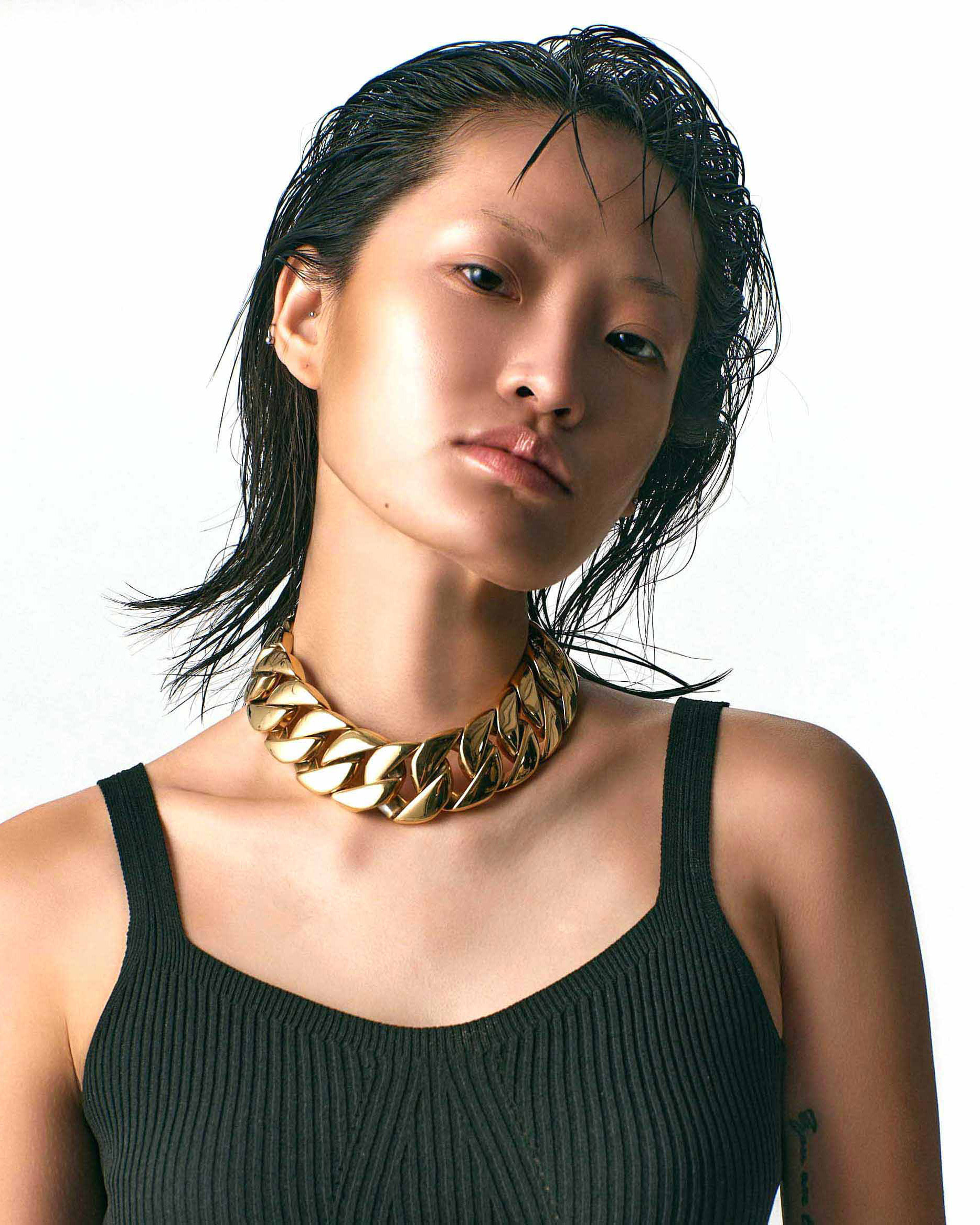 RECOVERY 30MM 鋼製金屬項鍊 (亮銀色)