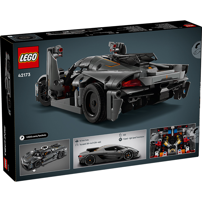 獅子神 42173 - Koenigsegg Jesko Absolut Gray Hypercar