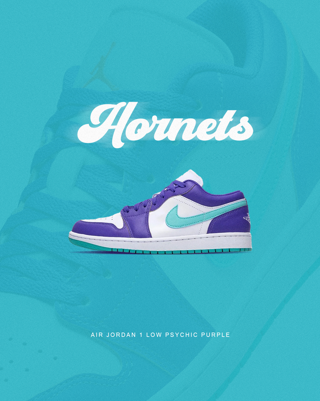 iSNEAKERS｜Air Jordan 1 Low "Hornets" 黃蜂紫 HJ9013-550