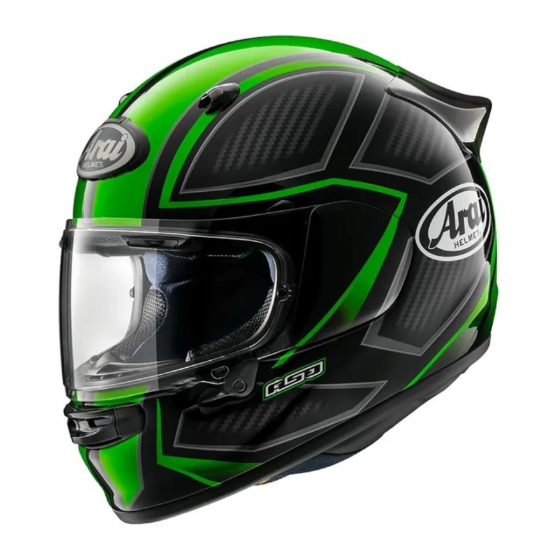 ARAI Astro-GX SPINE 綠 亮光 彩繪 休閒帽款