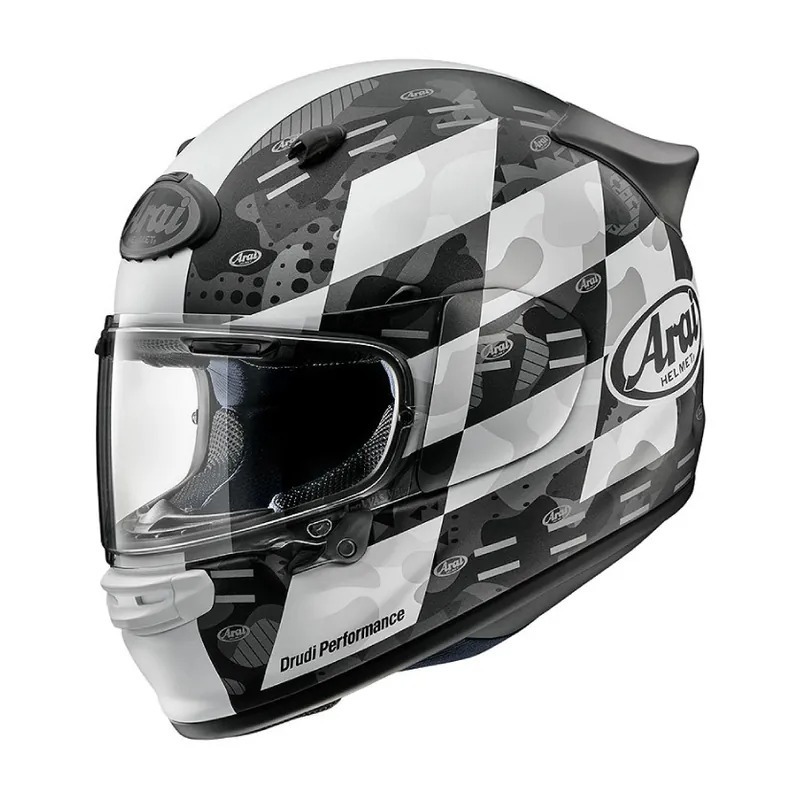 ARAI Astro-GX CHECKER WHITE 白 消光 彩繪 休閒帽款