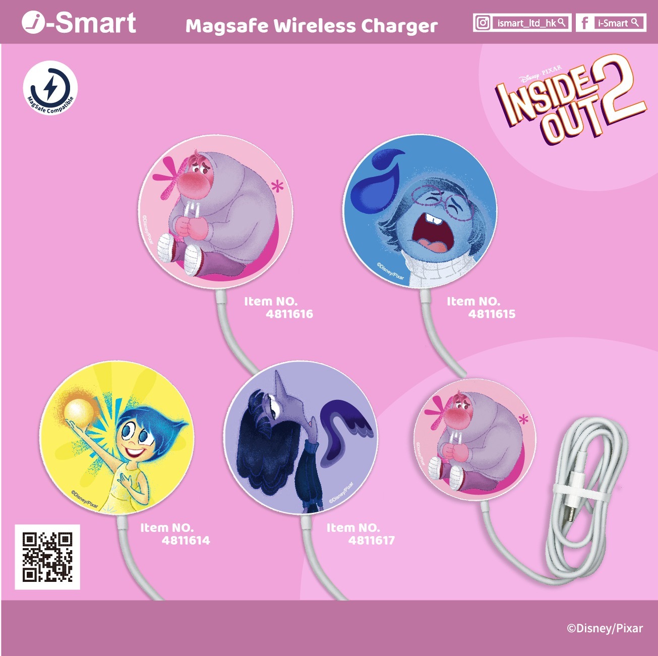 Inside Out 2 MagSafe Wireless Charger