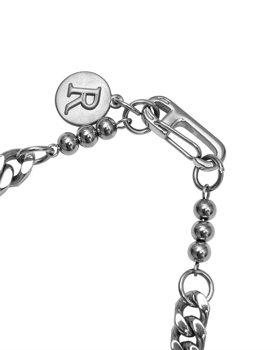 RECOVERY 厚扁鍊項鍊 (亮銀)