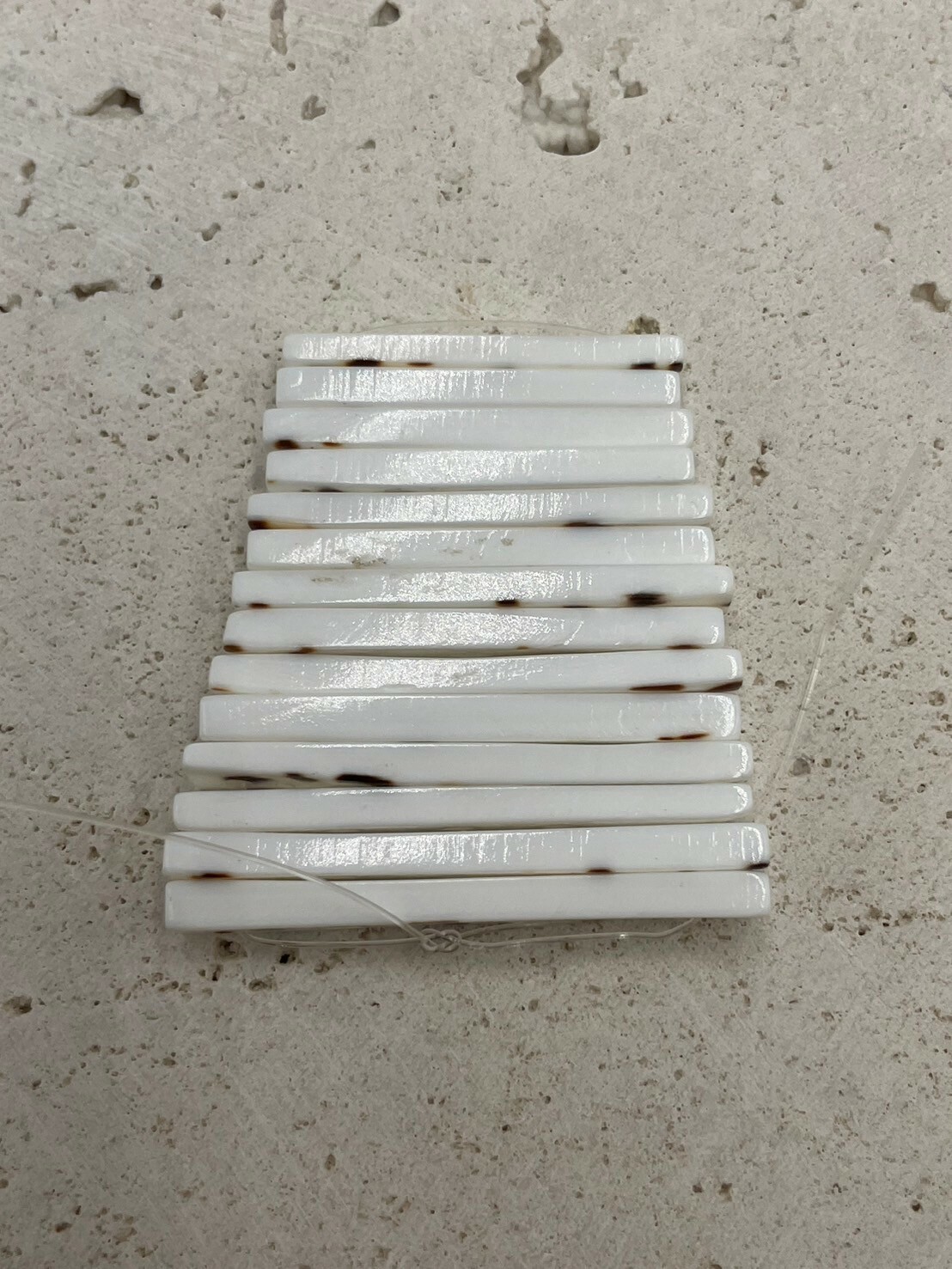 5孔-頸鏈薄貝殼隔片(組)