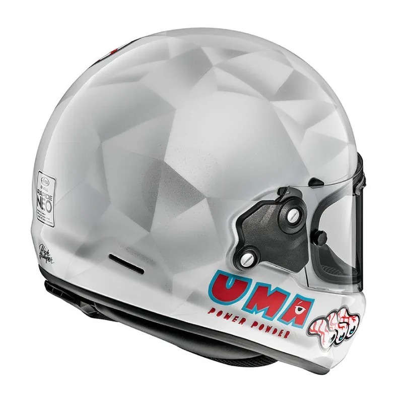 ARAI RAPIDE-NEO UMA 白 亮光 彩繪 復古帽款