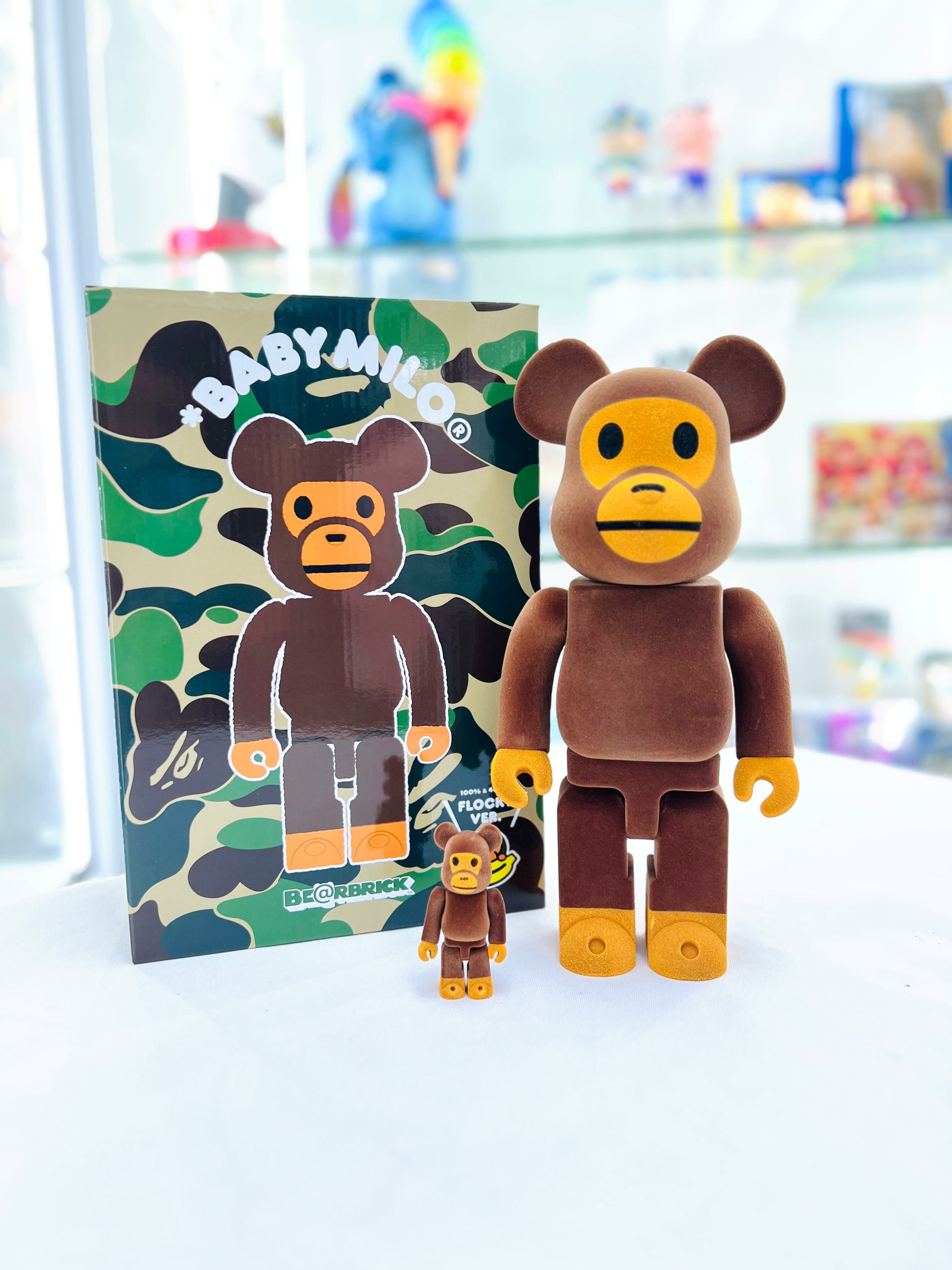 (OPENED BOX) 100%+400% BE@RBRICK BABY MILO(R) Flocky Ver.