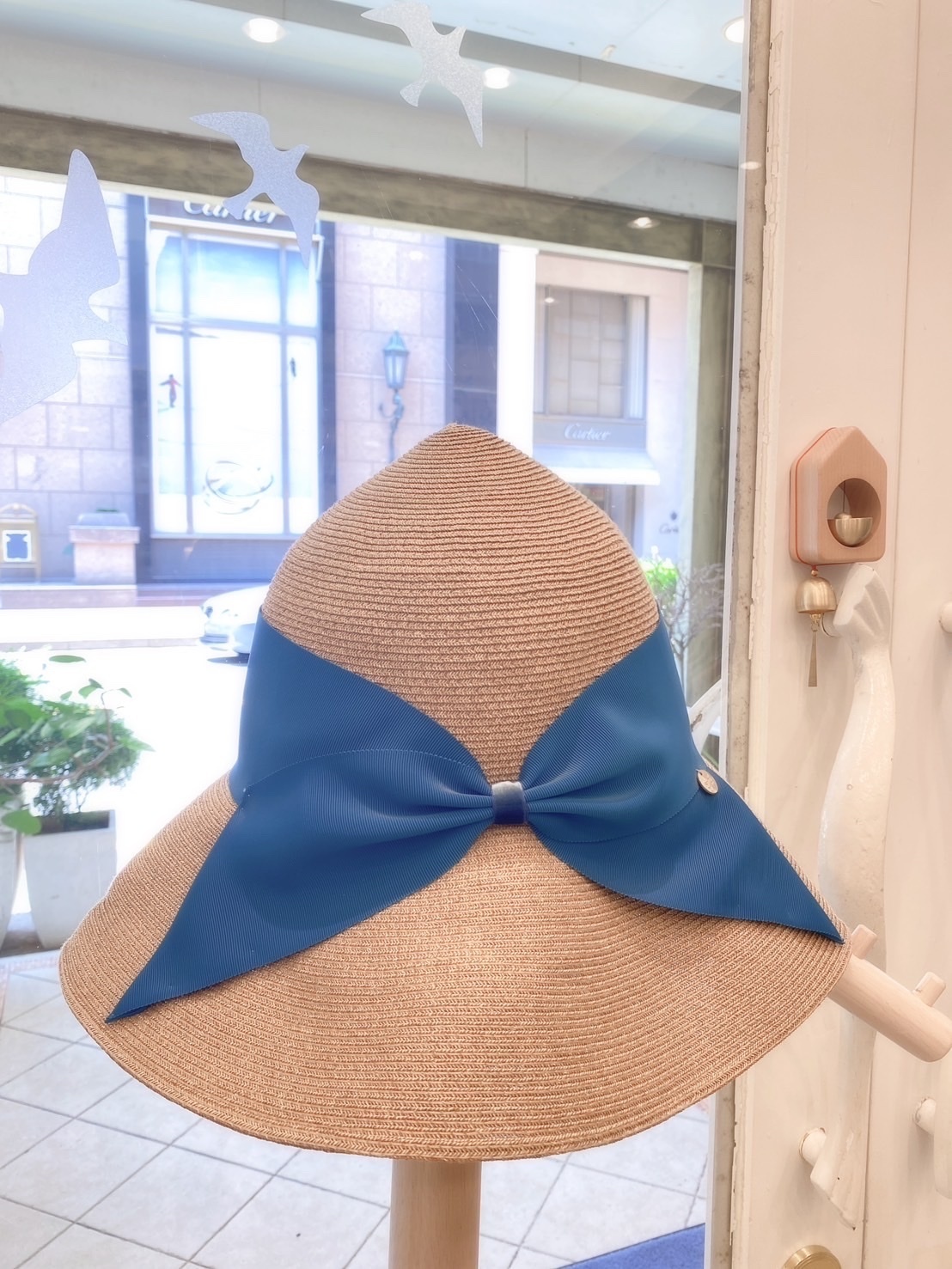 Athena日本限定蝴蝶結草編帽子6