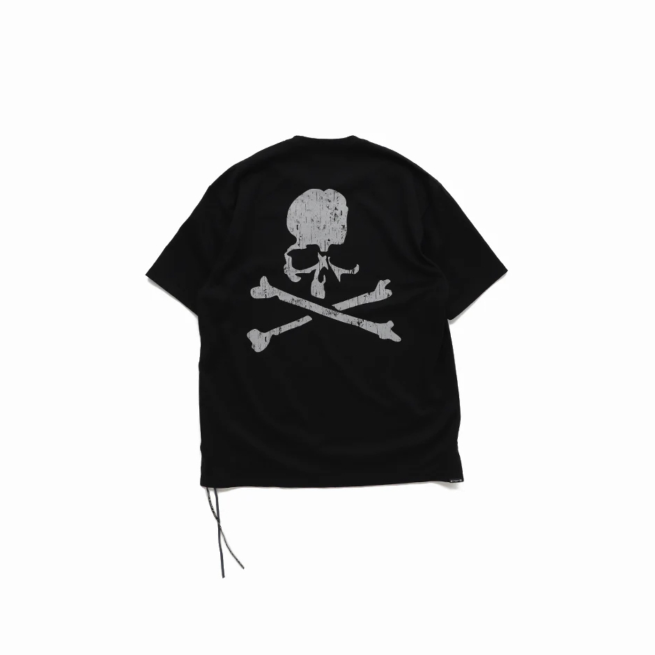 MASTERMIND JAPAN MJ LOGO TEE REGULAR FIT 骷髏文字T 黑色-MJ24E13-TS100