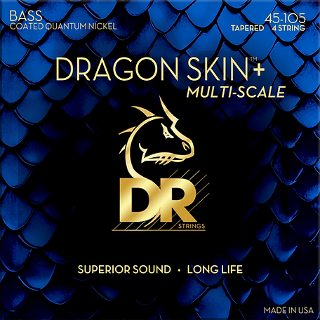 DR Strings DR Strings Dragon Skin+ DBQ-45 鍍鎳 貝斯弦 — 三峽吉他 / Bass｜YA! 玩音樂