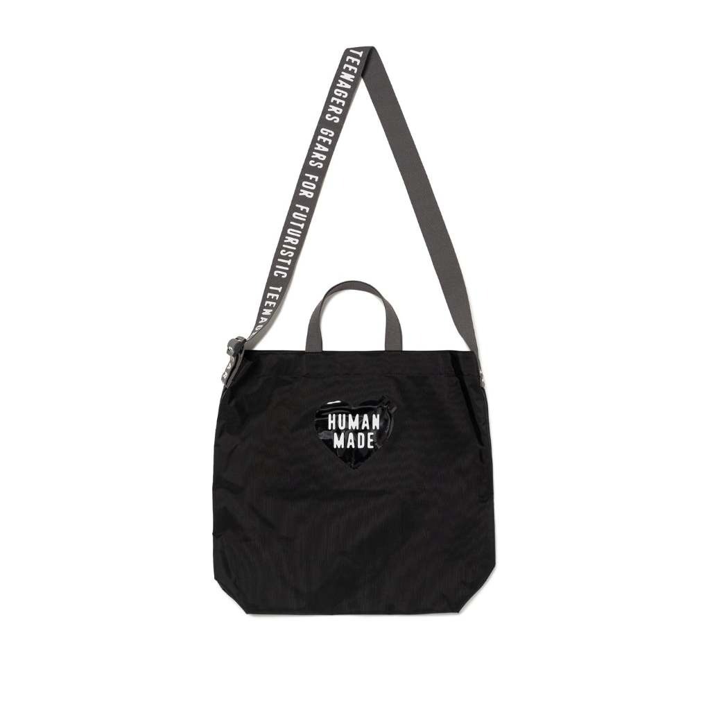 2024AW HUMAN MADE SHOULDER TOTE BAG 愛心 側背包 托特包 手提包 現貨