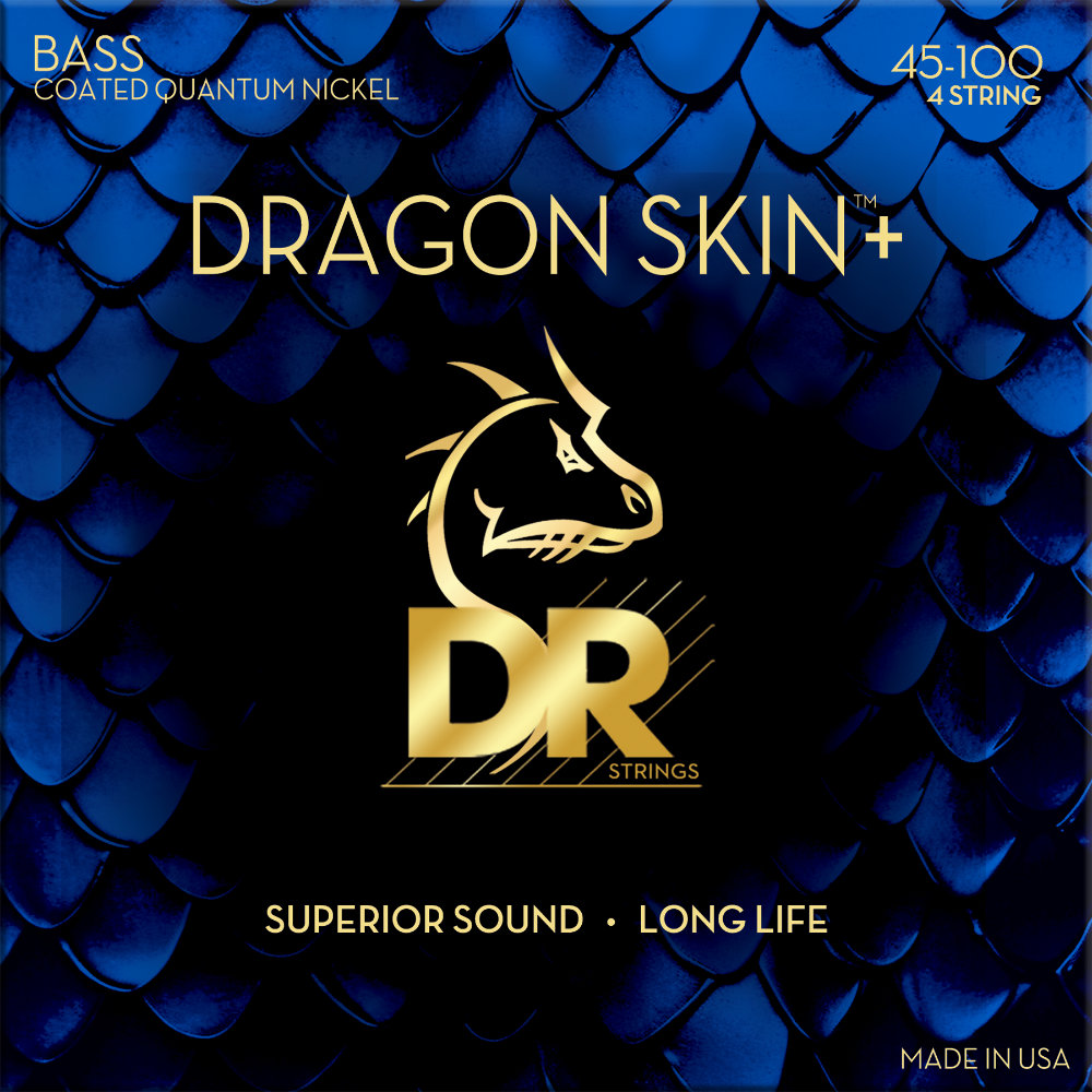 DR Strings DR Strings Dragon Skin+ DBQ-45/100 鍍鎳 貝斯弦 — 三峽吉他 / Bass｜YA! 玩音樂