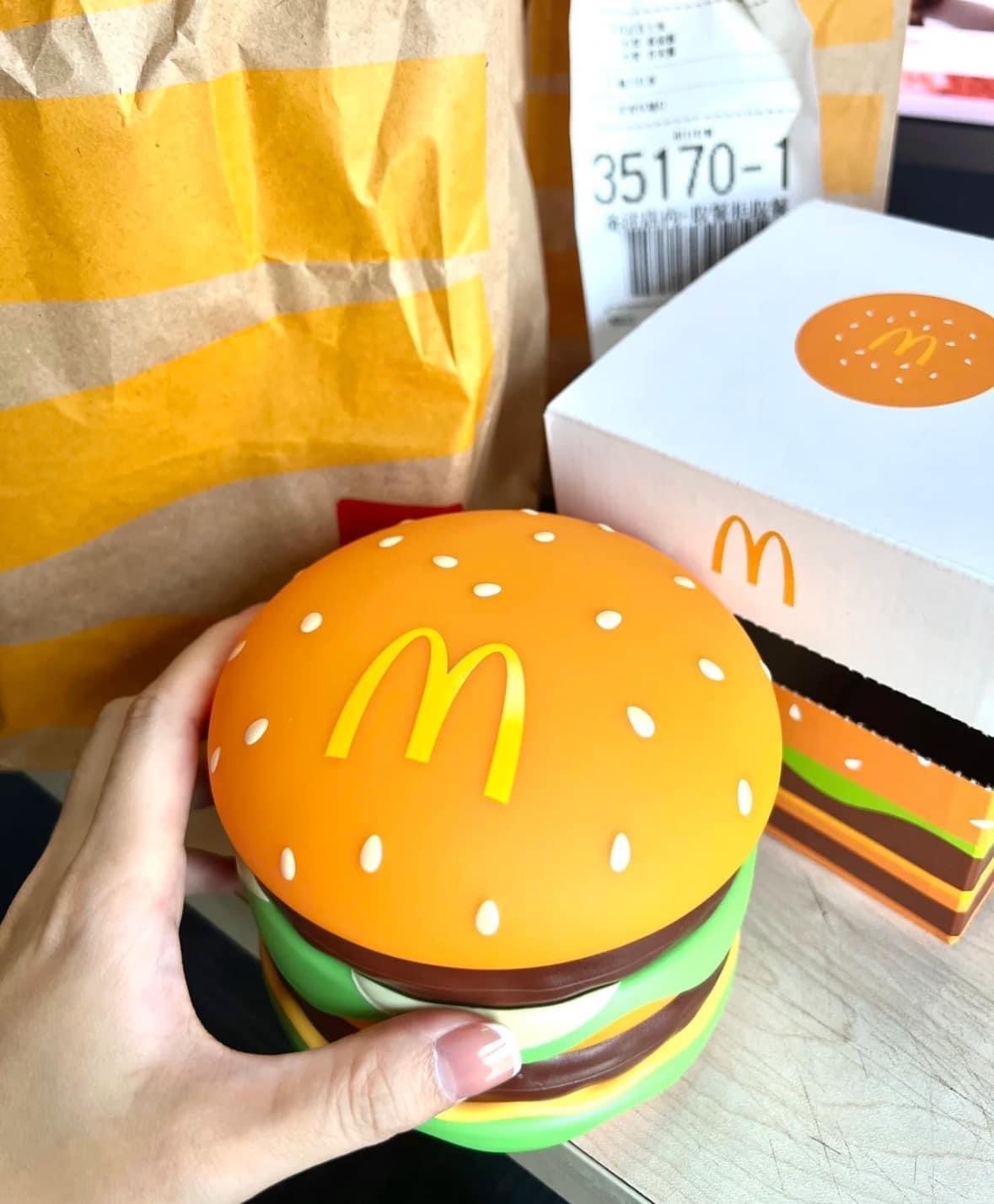 麥當勞漢堡拍拍燈 音樂盒 檯燈 小夜燈