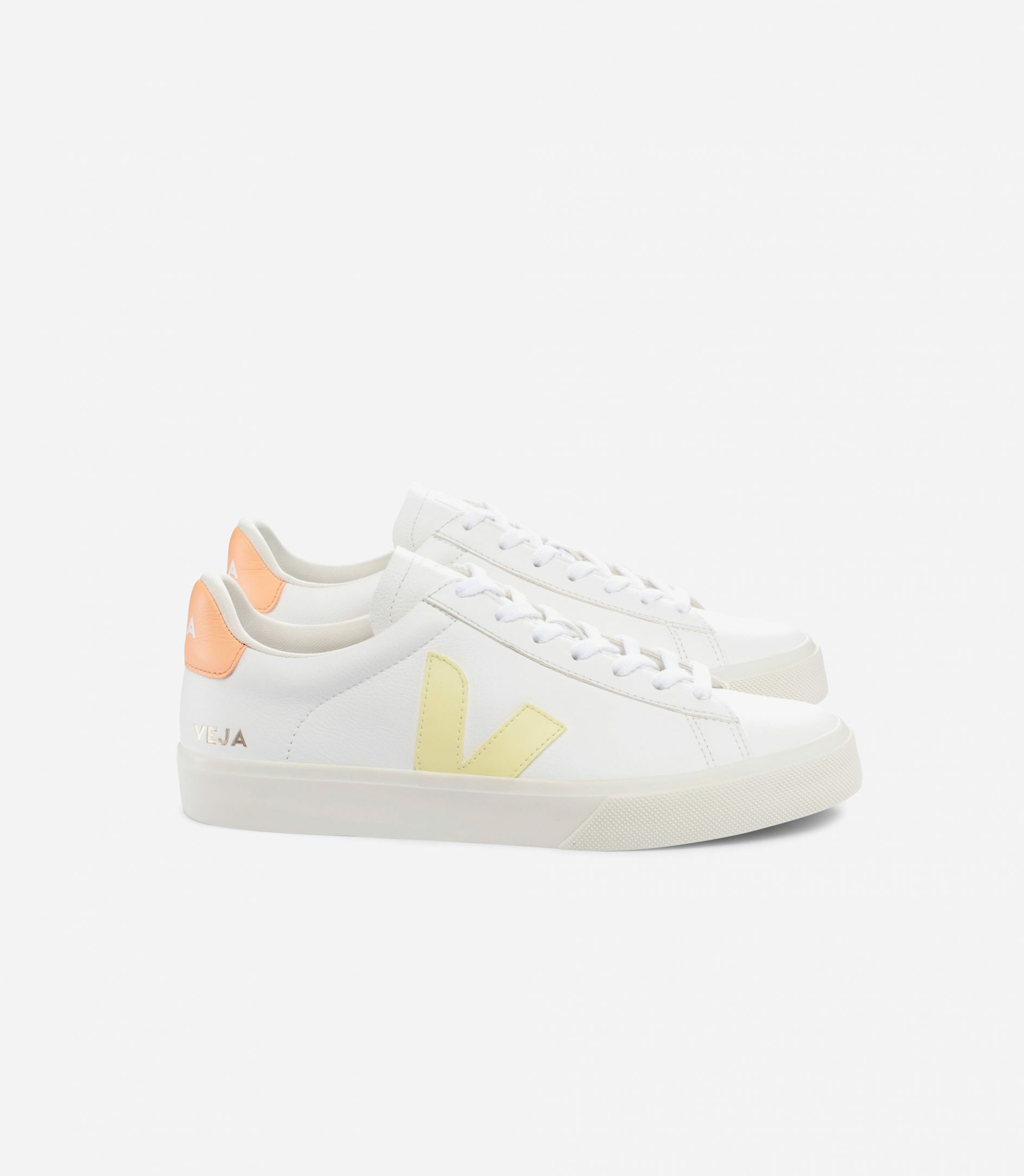 Veja Campo Leather Extra White Sun Peach