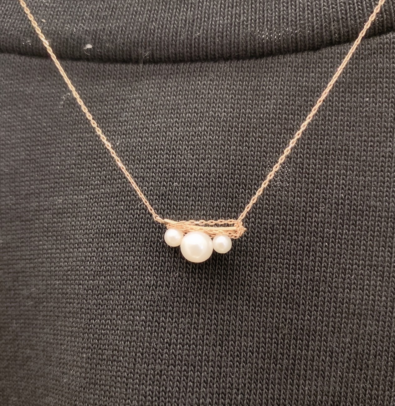 三珍珠項鍊