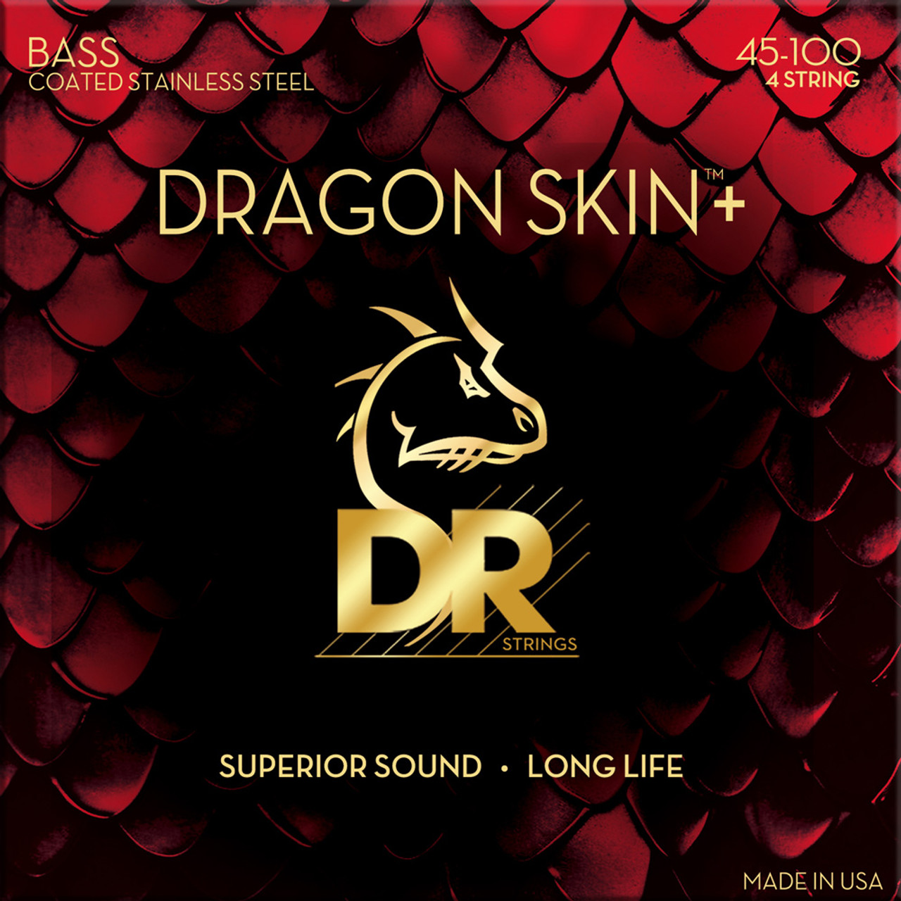 DR Strings DR Strings Dragon Skin+ DBS-45/100 不鏽鋼 貝斯弦 — 三峽吉他 / Bass｜YA! 玩音樂