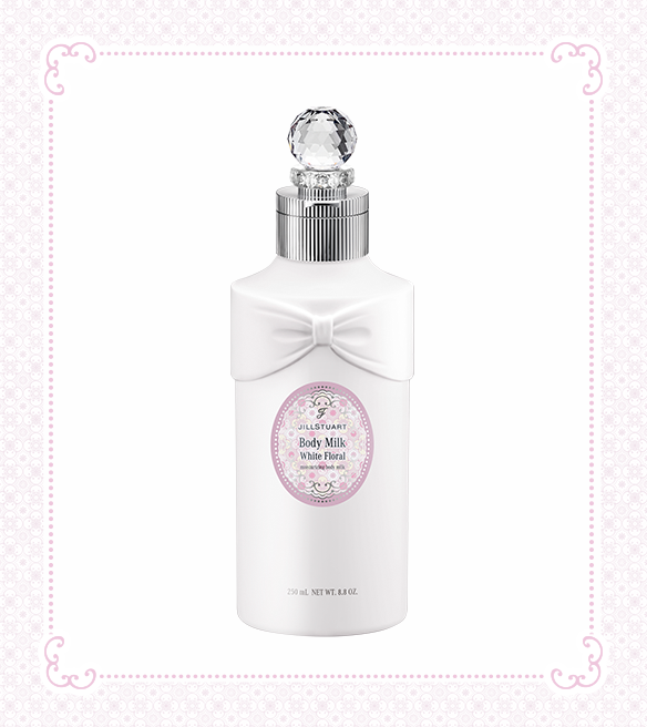 JILL STUART White Floral / Milk Tea Blend / Luscious Berry Body Milk 250ml