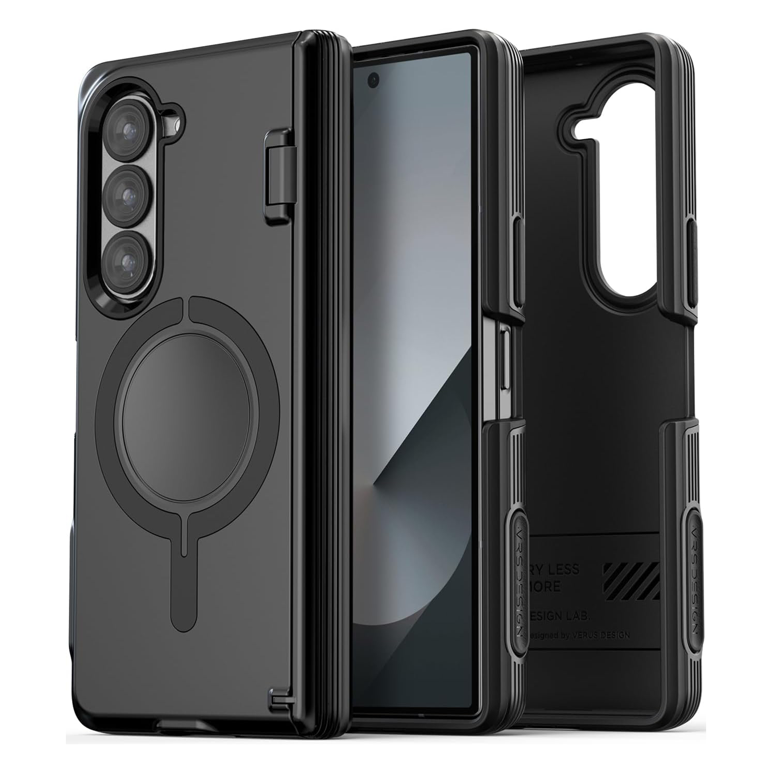 [筆槽/普通 鉸鏈蓋] VRS Design - Torso Edge - Galaxy Z Fold 6 Case 一體式邊框高度防撞鉸鏈保護手機殼