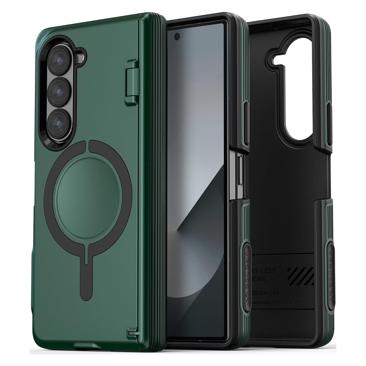 [筆槽/普通 鉸鏈蓋] VRS Design - Torso Edge - Galaxy Z Fold 6 Case 一體式邊框高度防撞鉸鏈保護手機殼