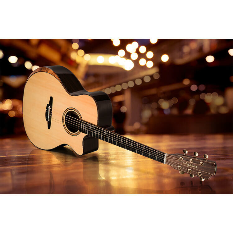 Nightwish N8 GC PRO 英格曼雲杉木 面單板 斜角相思木 木吉他 含原廠琴袋