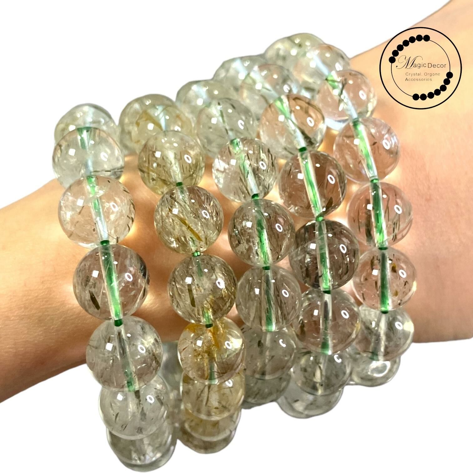 250925 - A76 10mm+傳承級綠碧璽髮手串