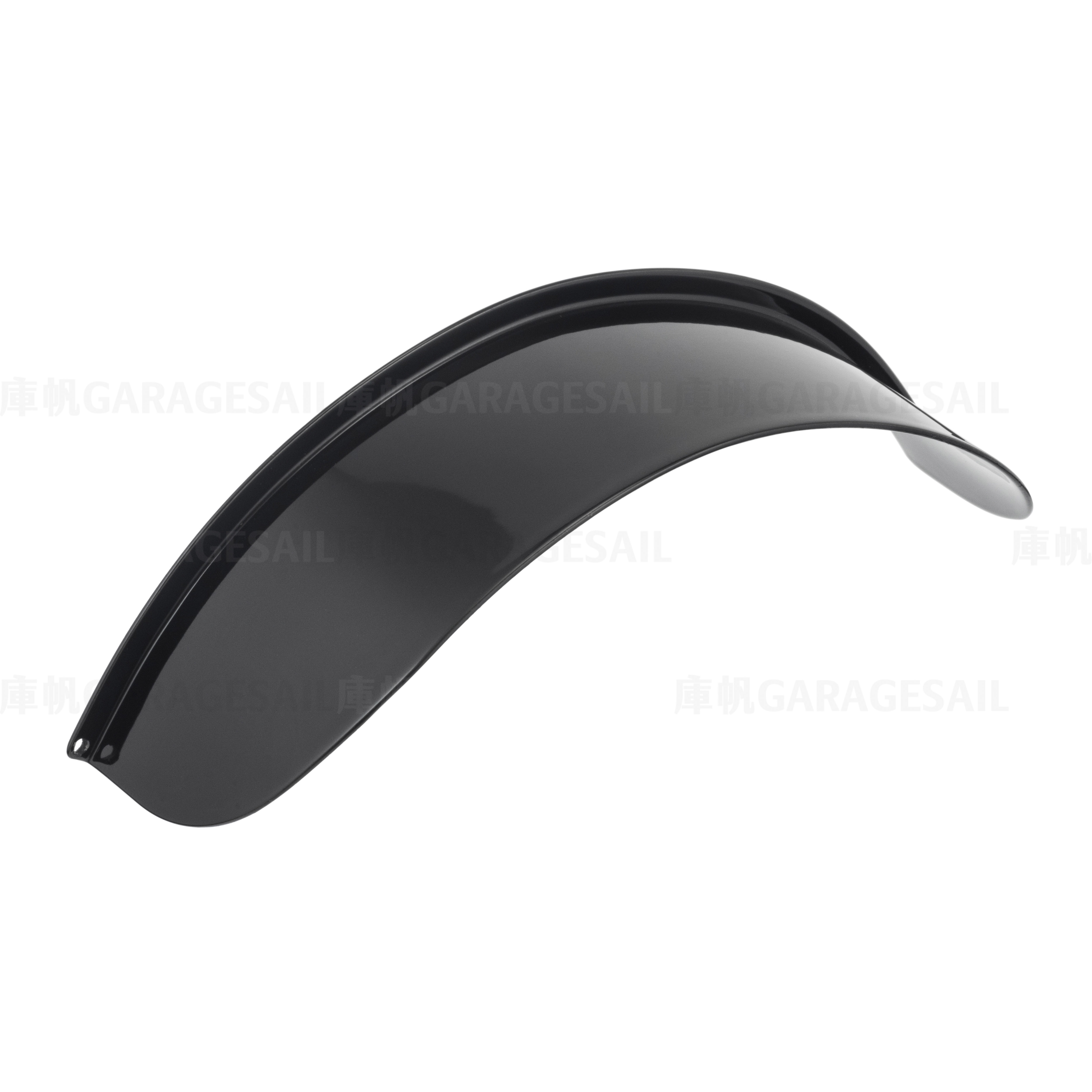 5.75吋 復古 金屬燈簷 亮黑