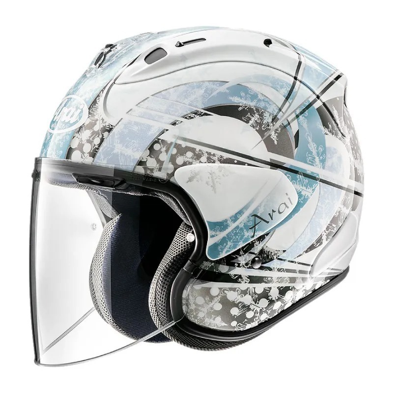 ARAI VZ-RAM Snow Dome 藍 亮光 彩繪 3/4帽款