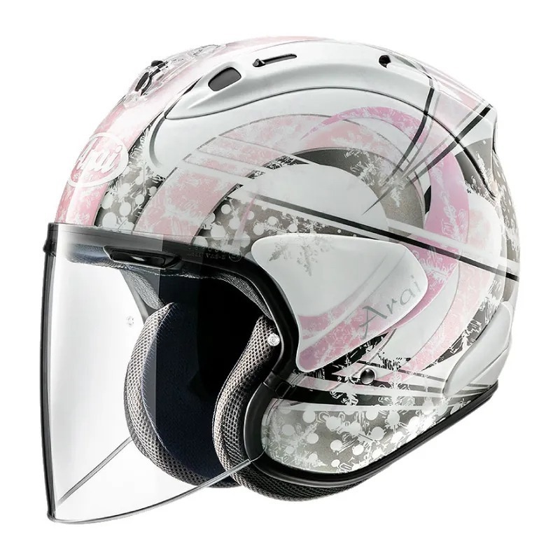 ARAI VZ-RAM Snow Dome 粉 亮光 彩繪 3/4帽款