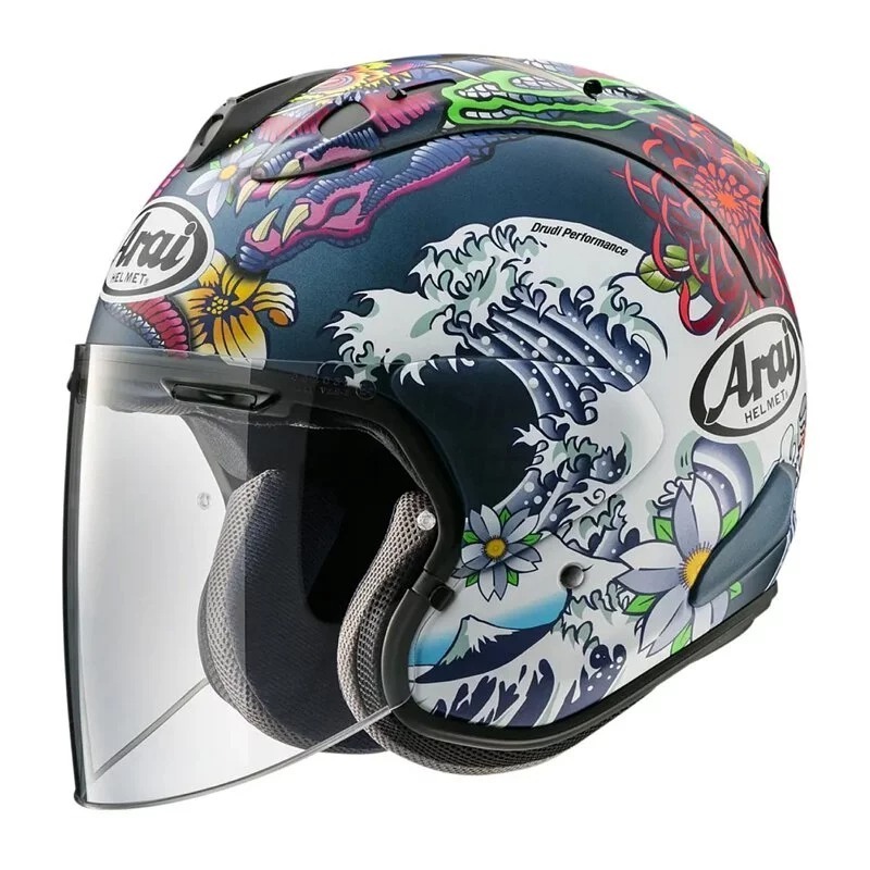 ARAI VZ-RAM ORIENTAL 浮世繪 消光藍 彩繪 3/4帽款