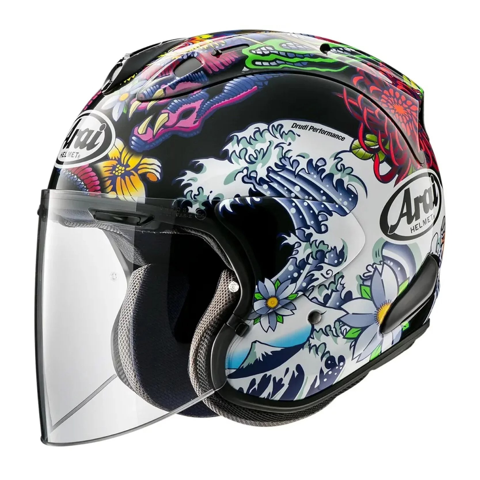 ARAI VZ-RAM ORIENTAL 浮世繪 亮光黑 彩繪 3/4帽款