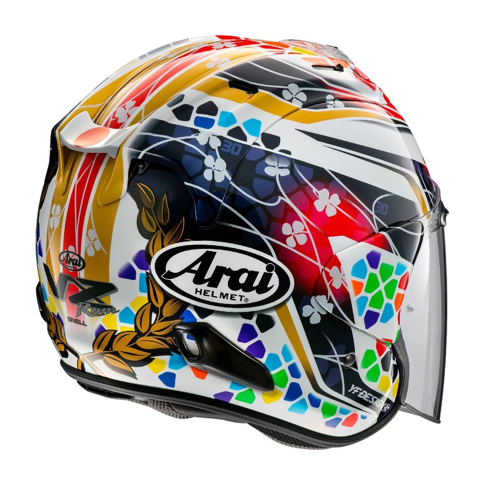 ARAI VZ-RAM NAKAGAMI GP2 中上貴晶 亮光 選手彩繪 3/4帽款