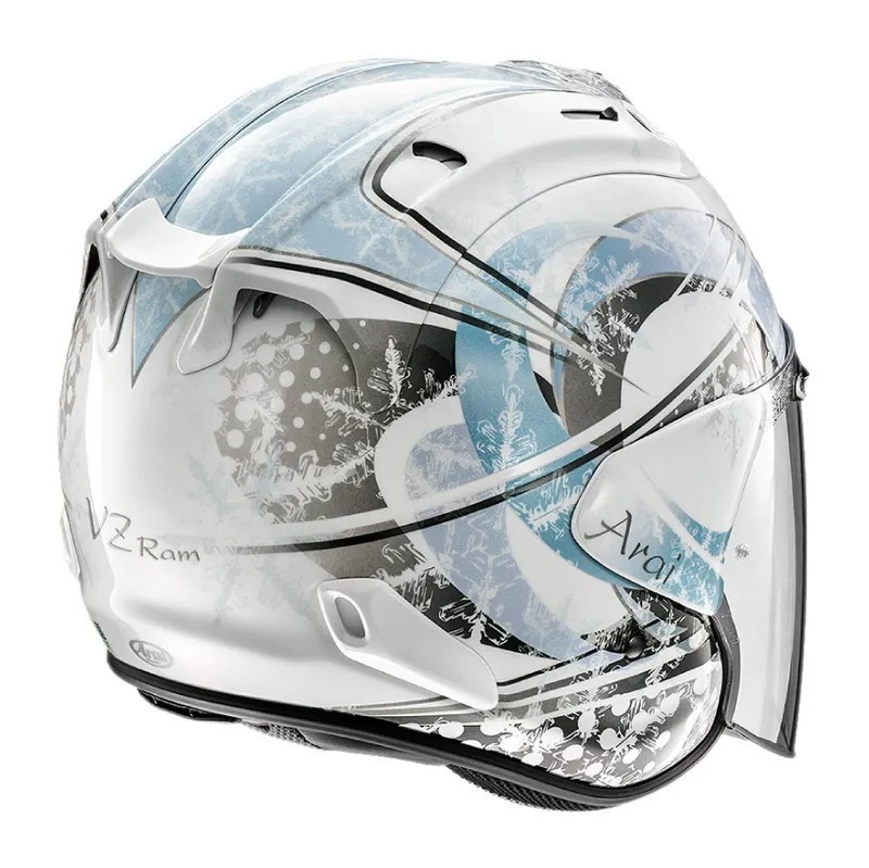 ARAI VZ-RAM Snow Dome 藍 亮光 彩繪 3/4帽款