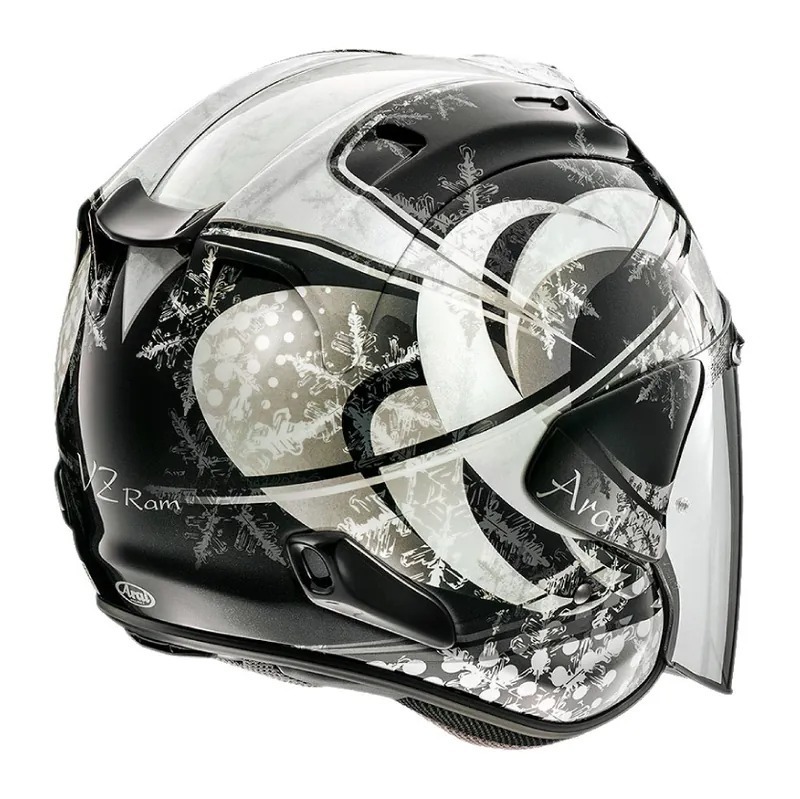 ARAI VZ-RAM Snow Dome 黑 亮光 彩繪 3/4帽款