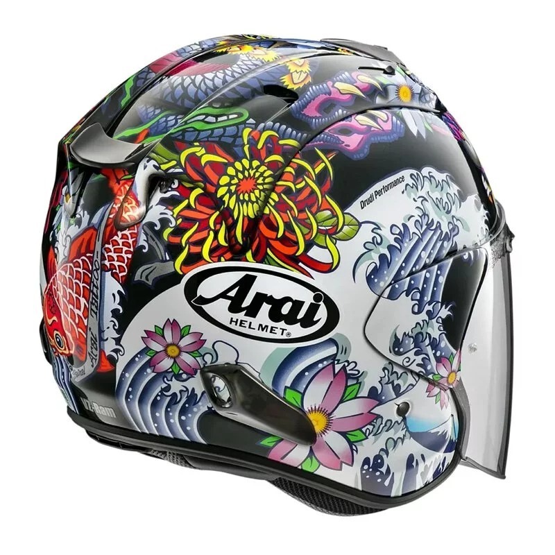 ARAI VZ-RAM ORIENTAL 浮世繪 亮光黑 彩繪 3/4帽款