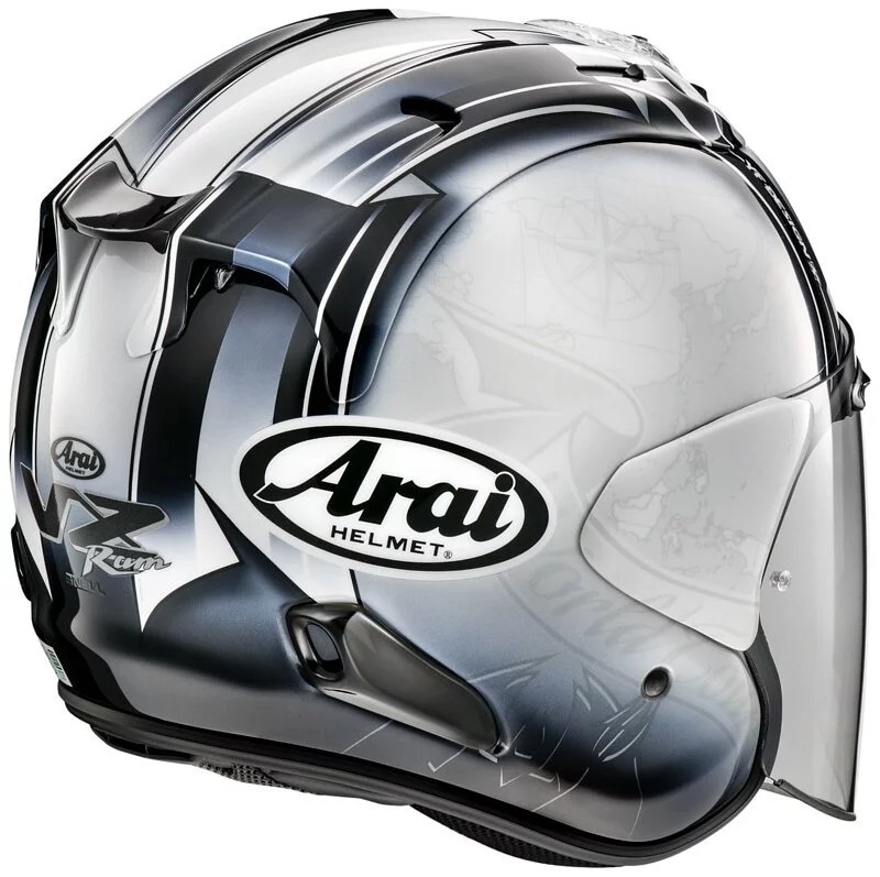 ARAI VZ-RAM HARADA TOUR 黑白 亮光 彩繪 3/4帽款
