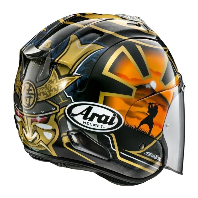 ARAI VZ-RAM Pedrosa Samurai 金武士  亮光 選手彩繪 3/4帽款