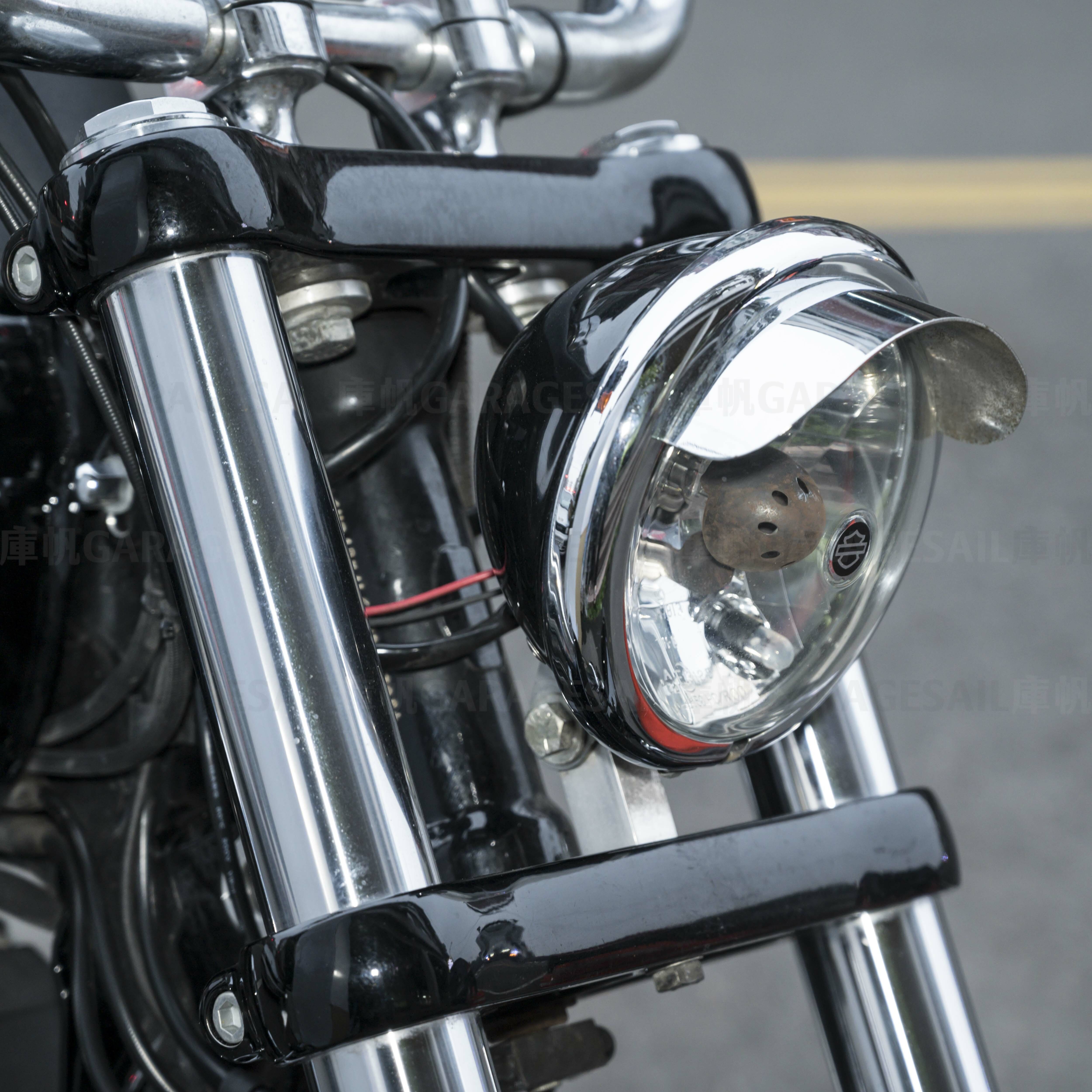 5.75吋 復古 金屬燈簷 電鍍銀