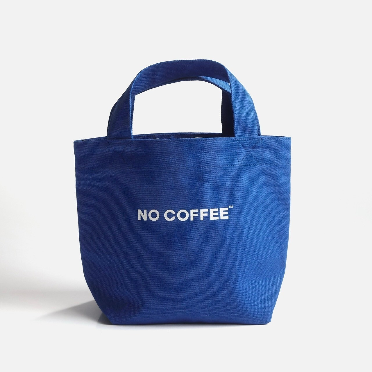 NO COFFEE BLUE MINI TOTE
