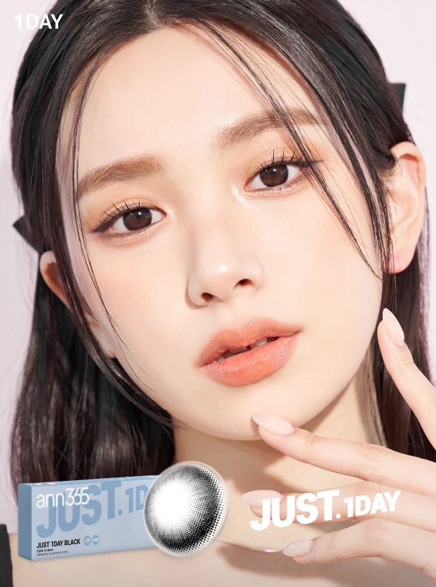 [日拋] ANN365 1 Day Just Black 水光黑 日拋隱形眼鏡｜每盒10片