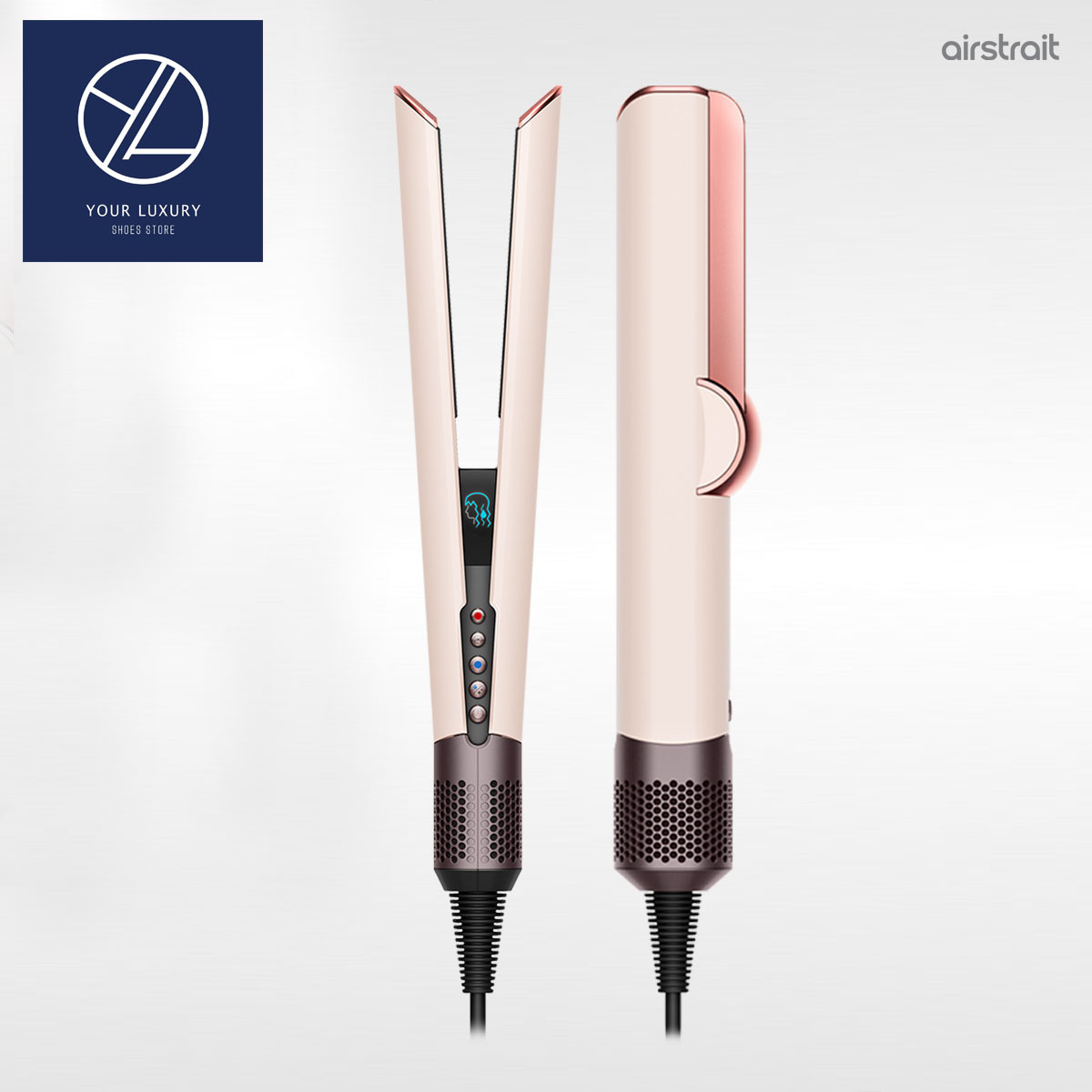 【Luxury】Dyson Airstrait 二合一吹風直髮器 直髮神器 HT01 限量櫻花粉 24年限定款 海軍藍 日本代購