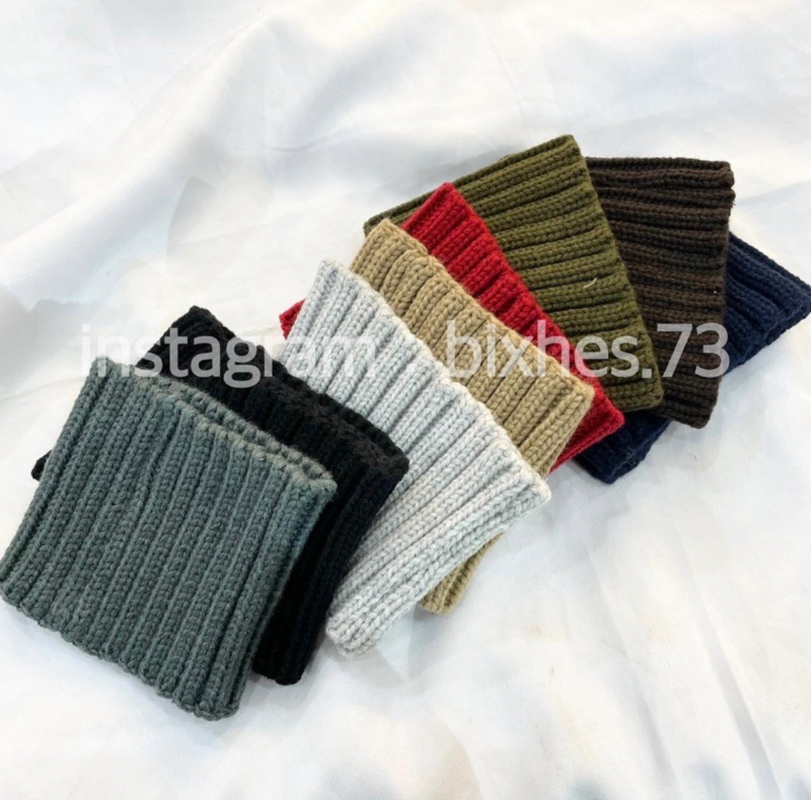 針織毛線寬版髮帶(H00033)