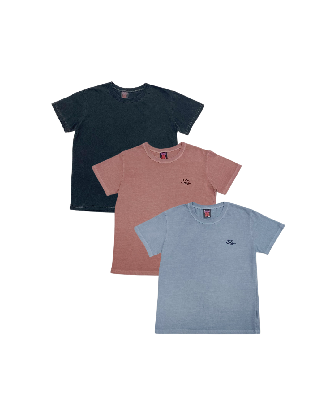 洗水復古圓領Tee