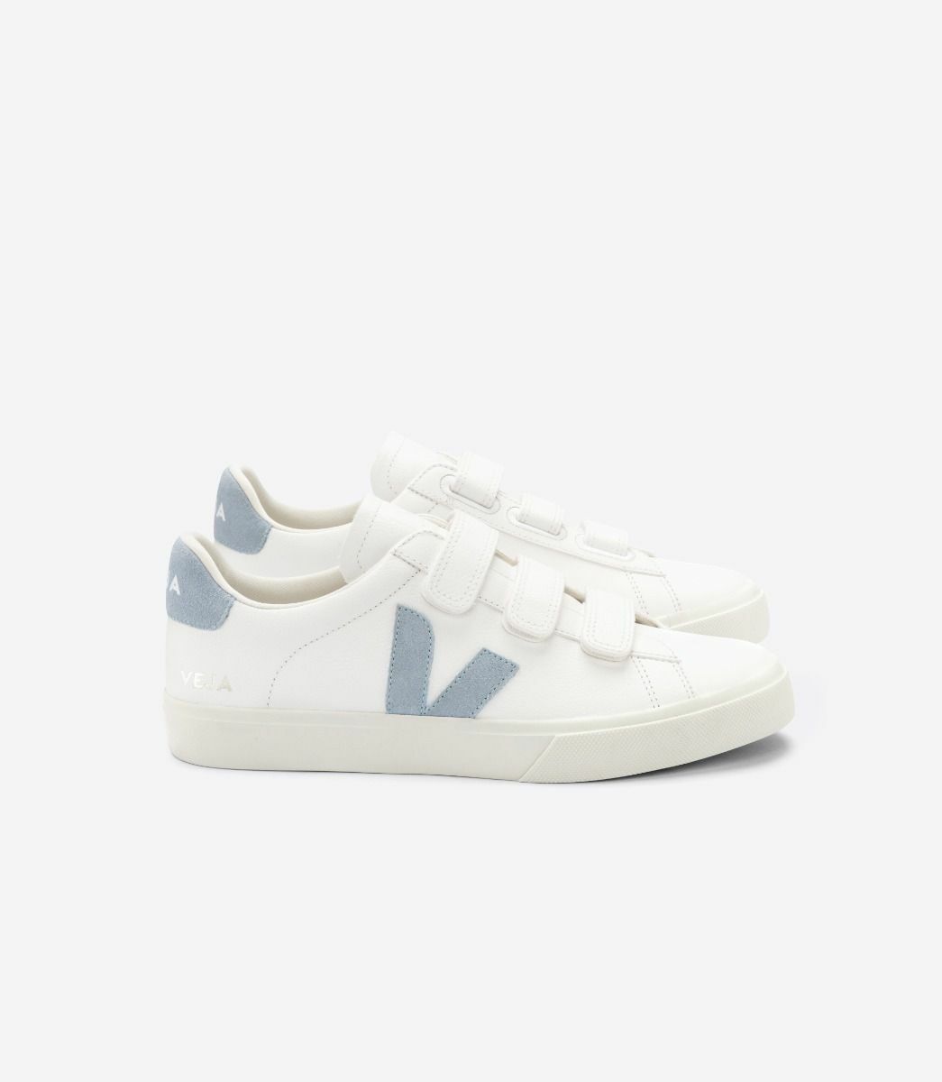 Veja Recife Leather Extra White Steel
