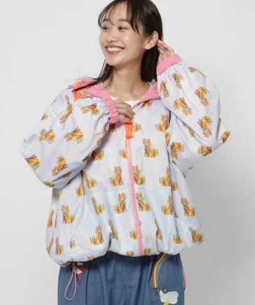 預購 - Tsumori X Niko and ... 貓咪油畫有帽風褸