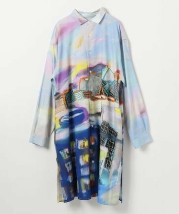 預購 - Tsumori X Niko and ... 滿圖輕薄長袖恤衫OPS